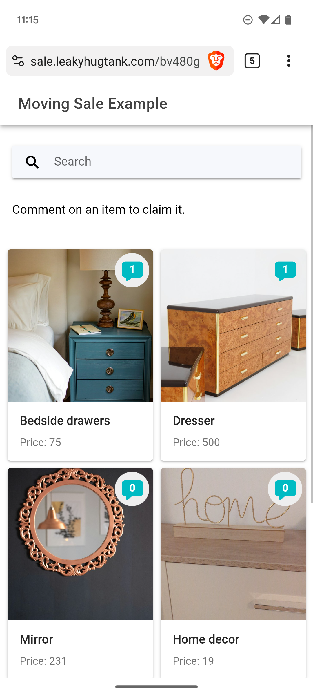 Sale App Screenshot 1